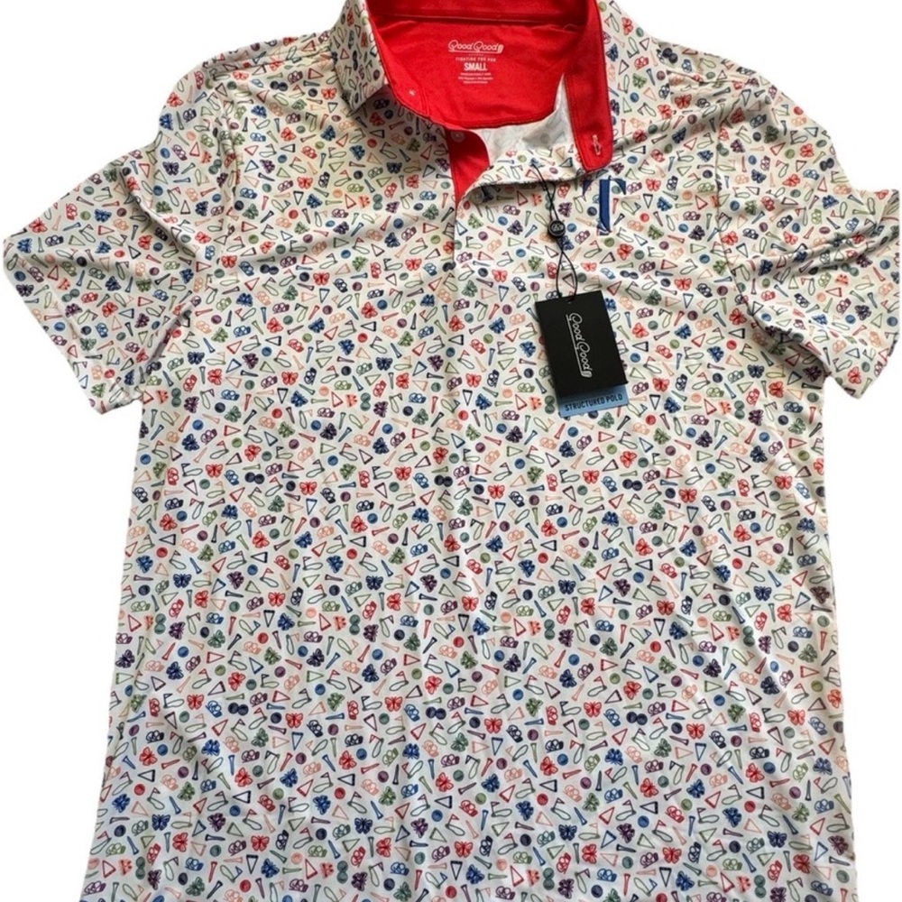 Colorful Geometric Print Men's Shirt